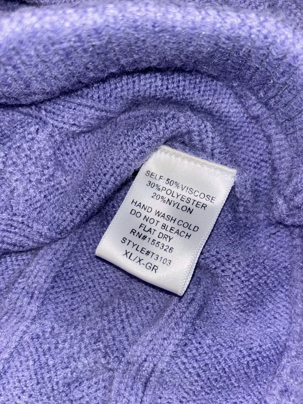 Fashion Nova Lavender Cable Knit Sweater & Skirt Set